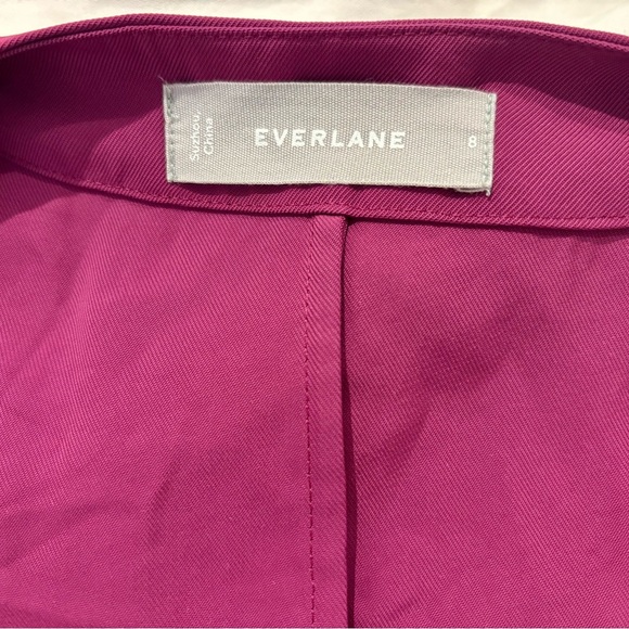 EVERLANE The Japanese GoWeave Sleeveless Wrap Dress Purple 8 - Picture 9 of 10